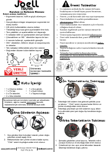 Kullanım kılavuzu Joell Truva Katlanır bebek arabası