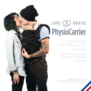 Manual Love Radius PhysioCarrier Baby Carrier