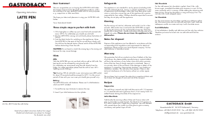 Manual Gastroback 42215 Pen Milk Frother