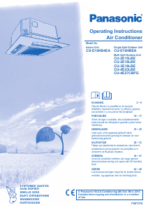 Manual Panasonic CS-E10KB4EA Ar condicionado