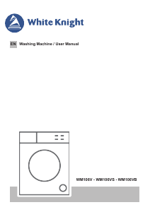 Handleiding White Knight WM106VS Wasmachine