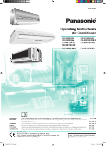 Mode d’emploi Panasonic CS-E12DKRW Climatiseur