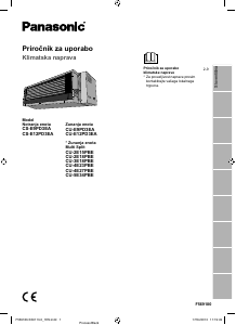 Priročnik Panasonic CS-E12PD3EA Klimatska naprava