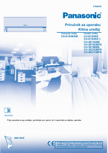 Priručnik Panasonic CS-E15HKEW Klimatizacijski uređaj