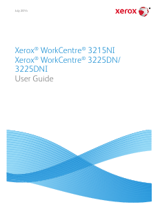 Manual Xerox WorkCentre 3225DN Multifunctional Printer