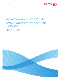 Bruksanvisning Xerox WorkCentre 3225DNI Multifunktionsskrivare