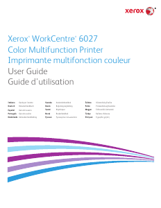 Manual Xerox WorkCentre 6027 Multifunctional Printer