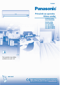Priručnik Panasonic CS-E18HKEW Klimatizacijski uređaj