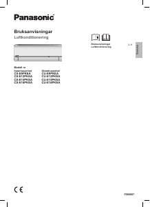 Bruksanvisning Panasonic CS-E18PKEA Luftkonditionering