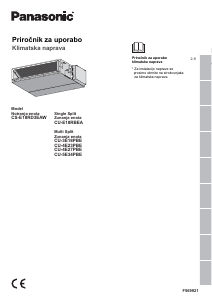 Priročnik Panasonic CS-E18RD3EAW Klimatska naprava