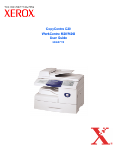 Bruksanvisning Xerox WorkCentre M20 Multifunktionsskrivare