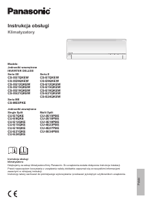 Instrukcja Panasonic CS-E21QKEW Klimatyzator