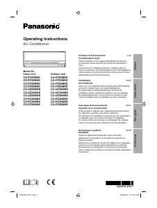 Manual Panasonic CS-FZ35WKE Ar condicionado