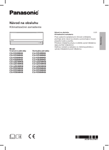 Návod Panasonic CS-FZ35WKE Klimatizácia