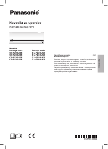 Priročnik Panasonic CS-FZ50UKE Klimatska naprava