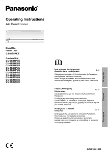 Manual Panasonic CS-ME5PKE Ar condicionado