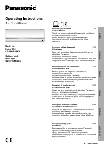 Manual Panasonic CS-MRE5SKE Ar condicionado