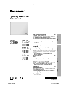 Manual Panasonic CS-MZ20UFEA Ar condicionado