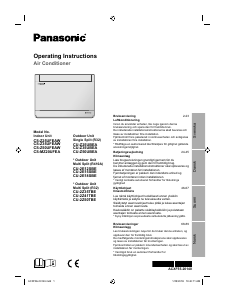 Brugsanvisning Panasonic CS-MZ20UFEA Varmepumpe