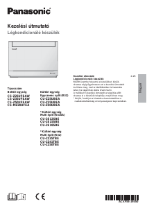 Használati útmutató Panasonic CS-MZ20UFEA Légkondicionáló berendezés