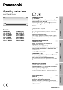 Manual Panasonic CS-PZ18SKE Ar condicionado
