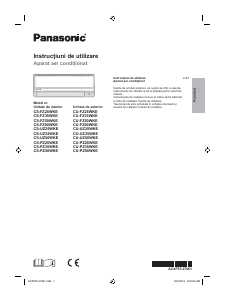 Manual Panasonic CS-PZ25WKE Aer condiționat