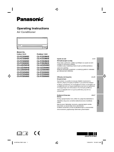 Kullanım kılavuzu Panasonic CS-PZ35WKE Klima