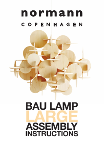 Bruksanvisning Normann BAU (Large) Lampe