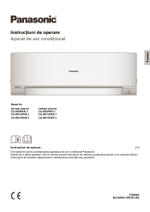 Manual Panasonic CS-RE15PKE-3 Aer condiționat