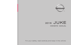 Handleiding Nissan Juke (2016)