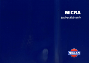Handleiding Nissan Micra (2000)