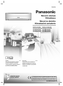 Manuál Panasonic CS-RE24JKX Klimatizace