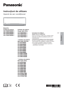 Manual Panasonic CS-TZ20TKEW1 Aer condiționat