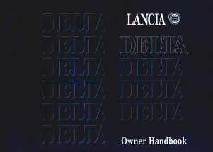 Handleiding Lancia Delta (1991)