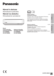 Manuál Panasonic CS-VZ12SKE Klimatizace