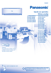 Priručnik Panasonic CS-XE15JKEW Klimatizacijski uređaj