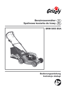 Bedienungsanleitung Grizzly BRM 5055 BSA Rasenmäher