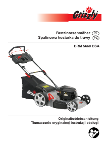 Bedienungsanleitung Grizzly BRM 5660 BSA Rasenmäher