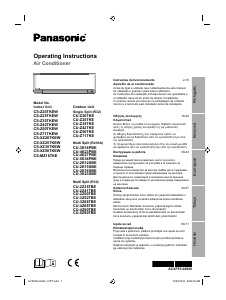 Manual Panasonic CS-XZ20TKEW Ar condicionado