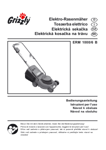 Bedienungsanleitung Grizzly ERM 1000/6 B Rasenmäher