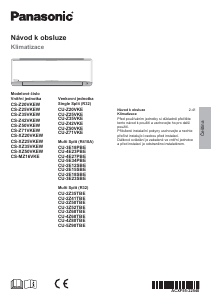 Manuál Panasonic CS-XZ50VKEW Klimatizace