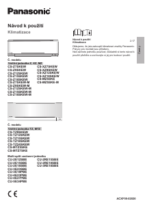 Manuál Panasonic CS-Z12SKEW Klimatizace