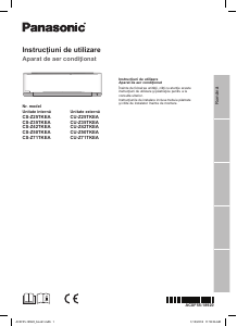 Manual Panasonic CS-Z25TKEA Aer condiționat