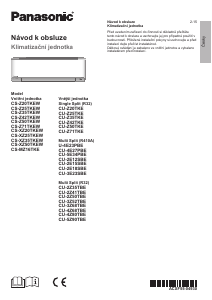 Manuál Panasonic CS-Z25TKEW Klimatizace