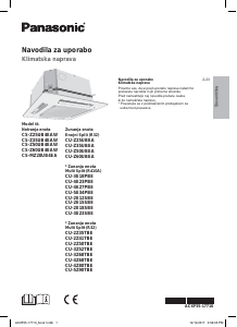 Priročnik Panasonic CS-Z25UB4EAW Klimatska naprava