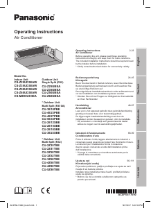 Manuale Panasonic CS-Z50UD3EAW Condizionatore d’aria