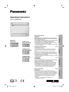 Bedienungsanleitung Panasonic CS-Z50UFEAW Klimagerät