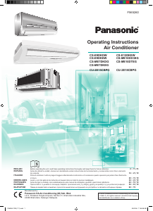 Manual Panasonic CU-2E15CBPG Ar condicionado