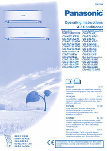 Mode d’emploi Panasonic CU-2E15LBE Climatiseur