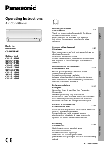 Manuale Panasonic CU-2E18SBE Condizionatore d’aria